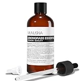 Zitronengrasöl 100ML, MUNUSNA Ätherisches Öl Zitronengras Reines...