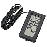 Digitales Thermometer mit Sonde, langes Kabel, wasserdichter...
