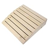 AKLOSIPY Ergonomische Kopfstütze für Saunakissen aus Holz –...