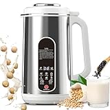 Sojamilchmaschine, 1,2-l-Nussmilch-Maker mit 12-Blatt-Cutter, LED
