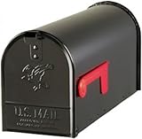 Original U.S. Mailbox - ELITE - Stahl - schwarz - Gr. T1 Art. E1100B00