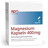 apodiscounter Magnesium Kapseln 400 mg (1x 105 Stück) - Reines...