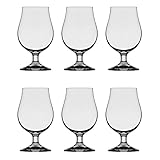 Stölzle Lausitz Biertulpe Berlin 6er-Set I 390ml Biergläser Set optimal...