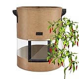 Stoff-Pflanzgefäß, dicke Vlies-Pflanzsäcke, Mehrzweckbehälter mit...