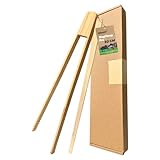 IKSAMY Schneckenzange Set aus Bambus | 2-in-1 Schneckengreifer mit...