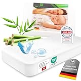 TAS Emporium Matratzenschoner 70x140 +12 wasserdicht & atmungsaktiv – aus...