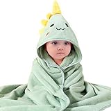 Lvefyti Kapuzenhandtuch für Babys,80x80 cm Babybadetuch aus...