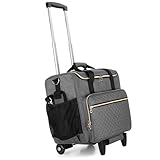 Luxja Lehrertasche Trolley, Laptoptasche mit Rollen, Arbeitstasche Trolley...