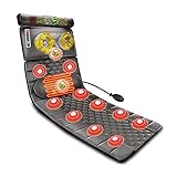 Massagematte mit Wärme mit 20 Shiatsu-Massageköpfen für den Nacken,...