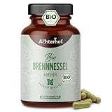 Brennessel-Kapseln BIO | 160 Stück | hochdosiert mit je 500mg...