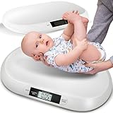 Retoo Babywaage Flach Digital bis 20kg, Kinderwaage, Digitalwaage für...