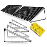 avoltik Solarpanel Halterung 48 Zoll / 118cm I 2x Halterung für...