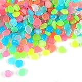 400 Stück Leuchtsteine, Bunt Leuchtende Muggelsteine, Wiederverwendbar...