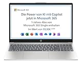 HP Laptop | 15,6' FHD Display | Intel N100 | 4 GB DDR4 RAM | 128 GB UFS |...