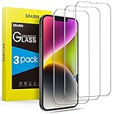 SPARIN 3 Stück Panzer Schutz Glas für iPhone 14 und iPhone 13/13 Pro (6.1...