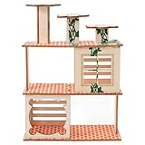 Abaodam Hamsterhaus mit Versteck und Kletterplattform Meerschweinchenhaus...