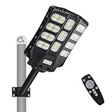 LZQ 500W Solar Straßenlaterne Solarlampen für Außen mit Bewegungsmelder...