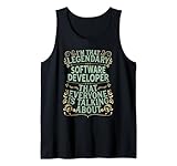 Programmiercoder-Programmierer - Legendärer Softwareentwickler Tank Top