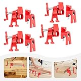 4er Set Holzleim Rohrschellen für 3/4'-Rohre, Rutschfeste Stützfüße &...