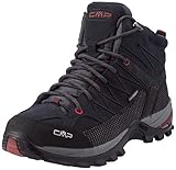 CMP Herren Rigel Mid Shoes Wp Trekking-Schuhe, Grau Schwarz Asphalt Syrah,...