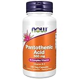 Now Foods, Pantothenic Acid (Pantothensäure), 500mg, 100 vegane Kapseln,...