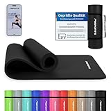 MSPORTS Gymnastikmatte Premium inkl. Tragegurt + Übungsposter + Workout...