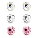 Rajnard Piercing Kugel 1,6/1,2/1,0/0,8mm Gewinde Chirurgenstahl...