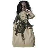 Outsunny 83cm Halloween Dekoration Bewegliche Geisterpuppe mit...