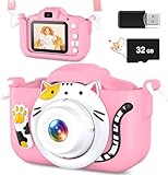 YIKANWEN Kinder Kamera,Kinder HD Digitalkamera mit 2.0 Zoll Bildschirm,...