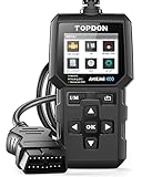 TOPDON AL400 OBD2 Diagnosegerät, 10 OBD2 Modi, One Touch I/M...