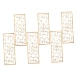 Tofficu 6 Stück Chinesischer Stil Faltpaneel für Puppenhaus DIY...