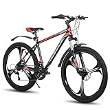 Hiland 26 Zoll Mountainbike MTB mit Aluminiumrahmen Scheibenbremse...