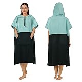Zingtto Surf-Poncho, Extra Großer, Dicker Handtuch-Poncho für Männer und...