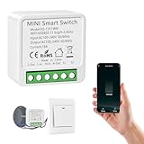 1 Stück Alexa Lichtschalter Smart Home, WLAN Smart Modul Lichtschalter,...