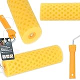 Erbsloch Strukturroller 25 cm Rollputz Roller Strukturwalze Ersatzwalze...