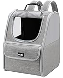 pecute Katzenrucksack Haustier Rucksack mit Netzfenster, Tragbare und...