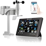 Bresser 7002586 Wetterstation Funk mit Aussensensor ClearView Wettercenter...