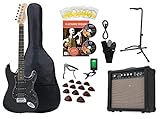 Rocktile Super Kit Komplettset E-Gitarre (Verstärker, Stimmgerät,...
