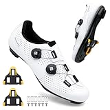 Feyenold Herren Fahrradschuhe Damen Radsport Schuhe Kompatibel mit SPD-SL...