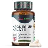 Natürliches Magnesiummalat 500 mg Hochwertiges Produkt 100 Vegane Kapseln...