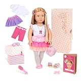 Our Generation Puppe Thea mit 3 Outfits – Bewegliche 46 cm Puppe mit...