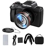 Plyisty 5k Digitalkamera, 64 MP, 18 -facher Zoom, 4 Zoll Touchscreen, Dual...