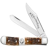 Case xx Knives Trapper Brothers Antique Bone 52015 Stainless Pocket Knife