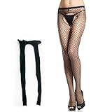 Halloween Strumpfhose Damen Netzstrumpfhose Langes Netz Sexy Strümpfe...