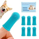 Aujzoo Hundezahnbürsten-Set (6 Packungen), 360º Haustier-Zahnreinigung,...