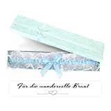 Blaues Strumpfband Hochzeit, Strumpfband Blau Hochzeit Geschenk Hochzeit...