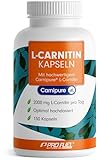 L-Carnitin hochdosiert 2000 mg - 150 Carnipure® L-Carnitin Kapseln mit...