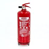 ABC Pulverlöscher 2kg (PFAS-frei) - Feuerlöscher für Haushalt, Zuhause,...