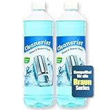 Cleanerist | 2x 1L Scherkopfreiniger Nachfüllflüssigkeit für Braun Clean...