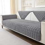 Flanell Sofabezug 1 2 3 4 Sitzer Sofabezüge Couch Überzug L Form Ecksofa...